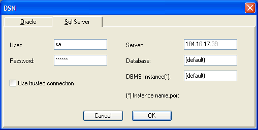 Microsoft Project Viewer - SQLServer opening