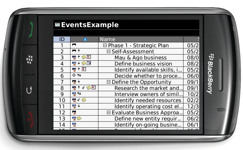 Project Reader for BlackBerry Screenshot